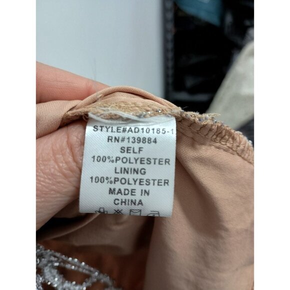 Forever 21 Silver and Tan Mini Dress - Picture 7 of 9